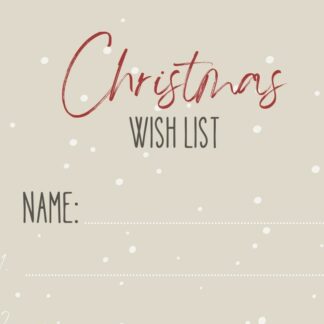 Christmas Wish List